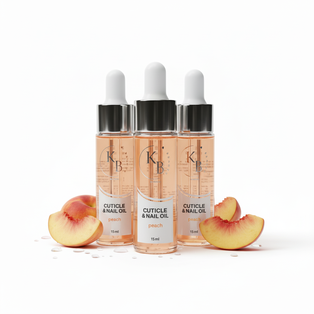 K Beauty Sweden Cuticle & Nail Oil - Peach