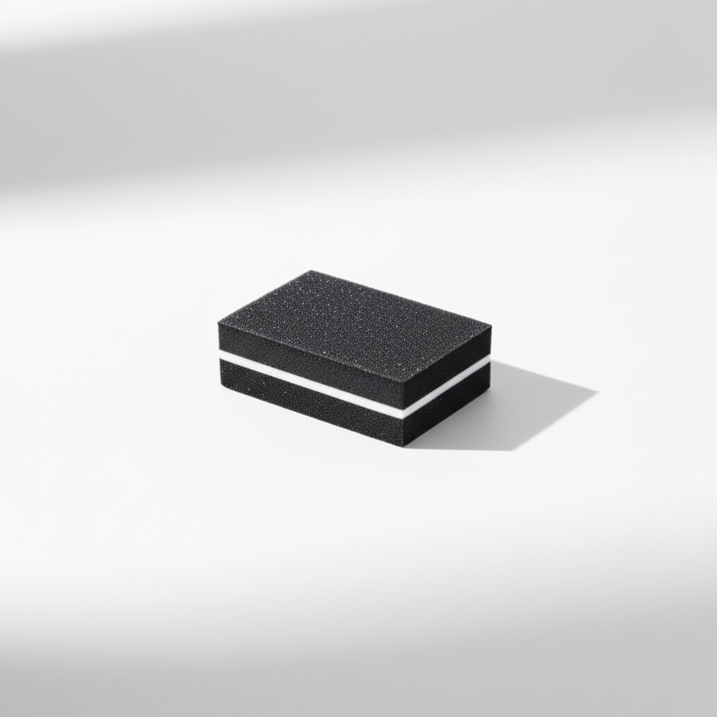 Polering buff närbild